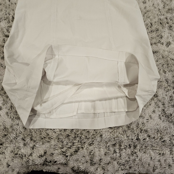 BHLDN SZ Med White Halter Helena Sleeveless Seamed Mini Lined Dress Zip Back - Picture 9 of 13